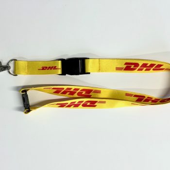 reklamní šňůrka na krk s potiskem DHL
